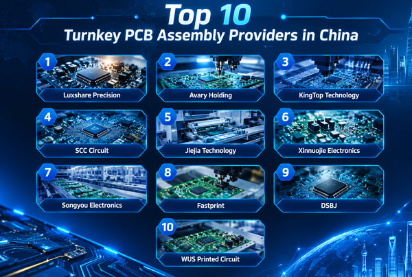 Best PCBA factory-Top 10 Turnkey PCB Assembly Providers in China