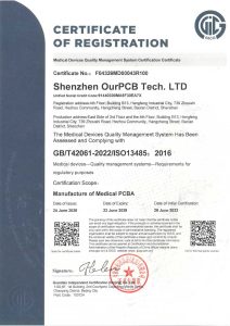GB/T42061-2022/ISO13485:2016 Certificate - PCB & PCB Assembly Company Certificate