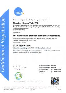 IATF-16949-2016-Certificate-PCB-PCB-Assembly-Company-Certificate