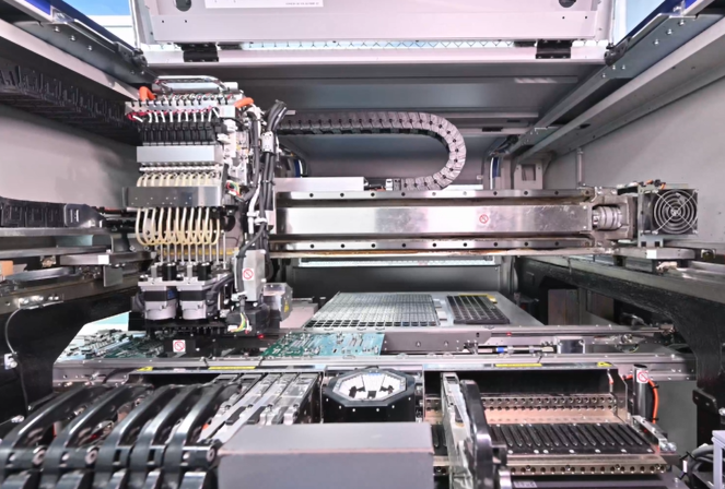 At a smart power management module PCB assembly factory in China
