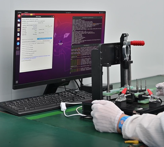 At a top-tier PCB assembly factory in China